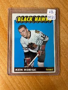 1965-66 Topps #65 Ken Hodge RC Chicago Blackhawks