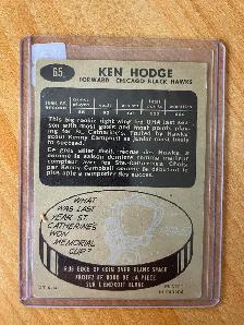 1965-66 Topps #65 Ken Hodge RC Chicago Blackhawks - Photo 2