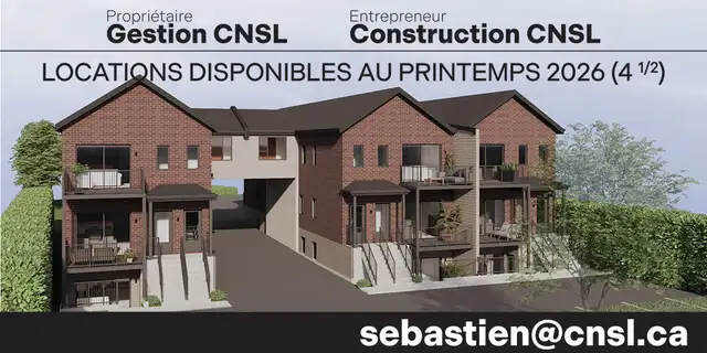 Magnifique 4 1/2 – Libre immédiatement