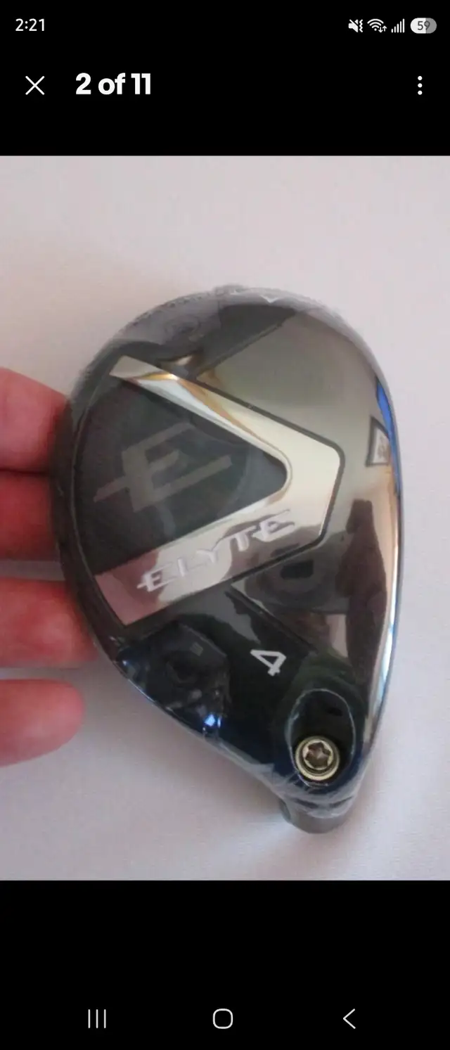 Brand new callaway elyte X #4 hybrid head only still in wrapper!