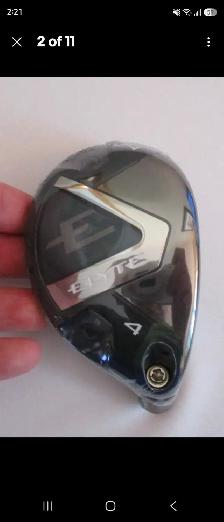 Brand new callaway elyte X #4 hybrid head only still in wrapper!