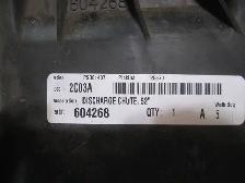 Hustler discharge chute deflector part # 604268 - Photo 2