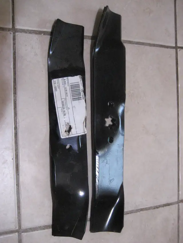 Set of 3 mower blades for 46' MTD tractors