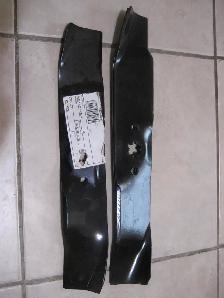 Set of 3 mower blades for 46' MTD tractors