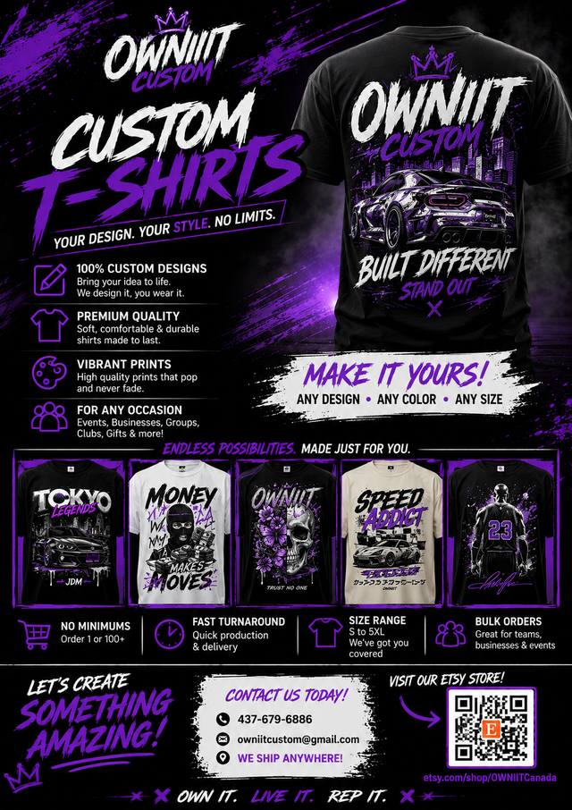 OWNIIT Custom Apparel – Wear What Defines You