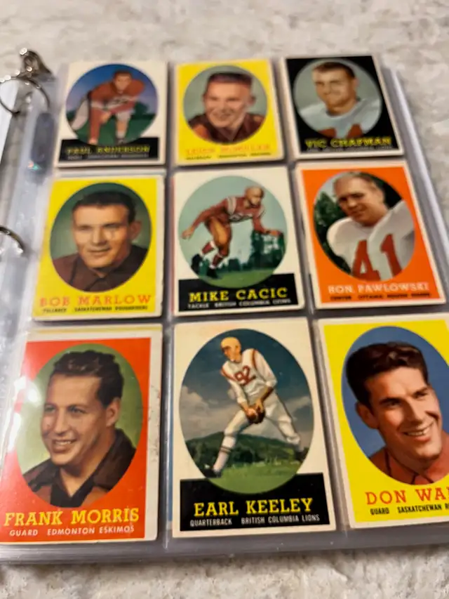 1958 Topps CFL complete set!  88 cards! Nice! Hamilton