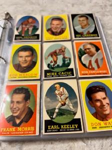 1958 Topps CFL complete set!  88 cards! Nice! Hamilton