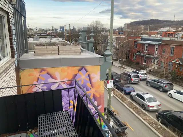 Appartement ensoleillé avec vue dans le Mile End  30/6 - 31/8
