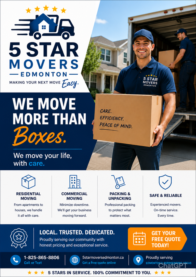 5 Star Movers Edmonton