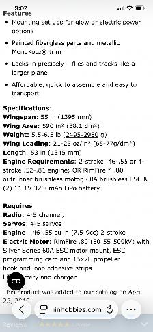 Great Planes Extra 300SP RC - Photo 4