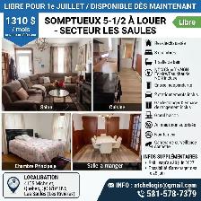 Magnifique 5 ½ à louer – Secteur Les Saules, Québec - Photo 5