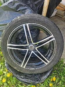 235/45r18 summer tire and rim - Photo 3