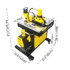 Model150 3-in-1 Hydraulic Busbar Processing Machine 110V 056276 - Photo 3