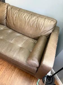3-Seaters Sofa 100% leather For Sale - Photo 2