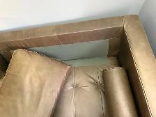 3-Seaters Sofa 100% leather For Sale - Photo 4