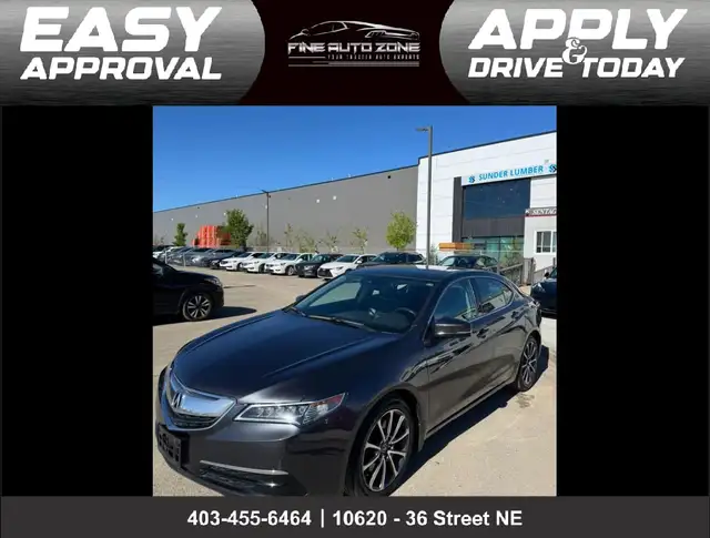 2015 Acura TLX Tech V6 : One Owner, Low Mileage