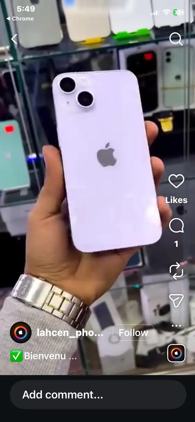 iPhone 13 violet