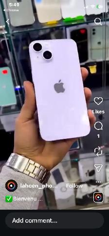 iPhone 13 violet