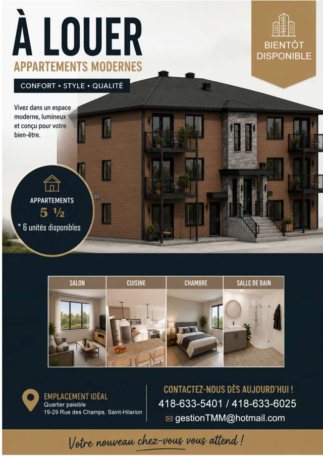 Magnifique logement moderne