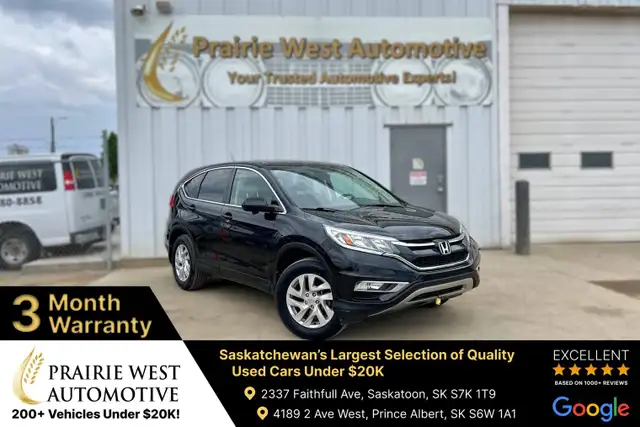 2015 Honda CR-V AWD EX | Low KM | Sunroof
