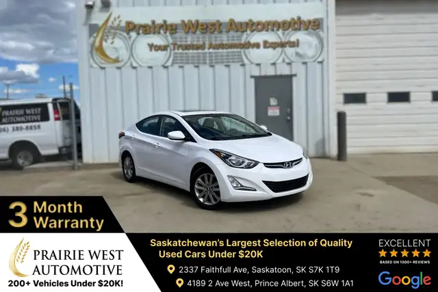 2015 Hyundai Elantra SE | Sunroof | Heated Seats