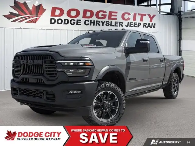 2026 Ram 2500 Rebel | 6.7L Cummins | Diesel | Sunroof | Leather