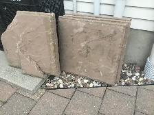 4 Patio Stones Brown 18'x18'