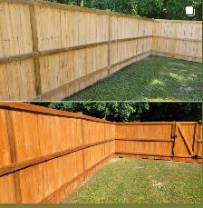fence STAIN&PAINTING