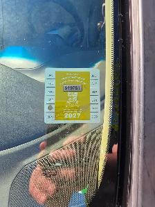 2007 Honda Civic - Fresh Inspection Sticker - Photo 5