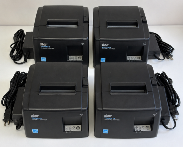 LOT of 4 STAR TSP654IIU 654II USB  TSP 650 THERMAL  Printer
