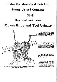 Antique hand crank McCormick Deering sickle mower knife grinder - Photo 3