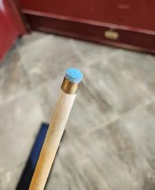 Woods Co.  Zebra Wood Billiards Snooker Cue with Extensions - Photo 3