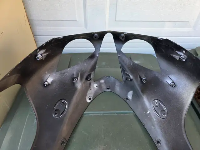 2007 Kawasaki ZX6R Upper Cowel Ebony/Black