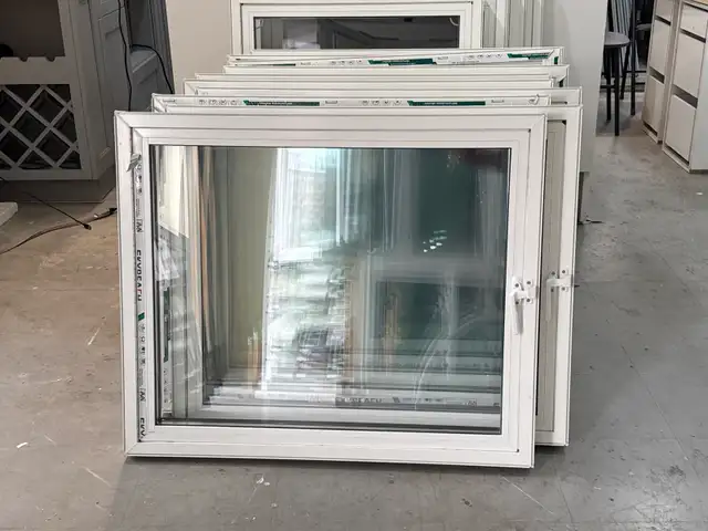 newly manufactured windows