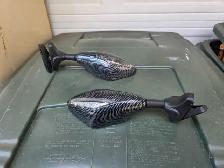Motorcycle Mirrors W Integrated Turn Signals Carbon Fiber Look