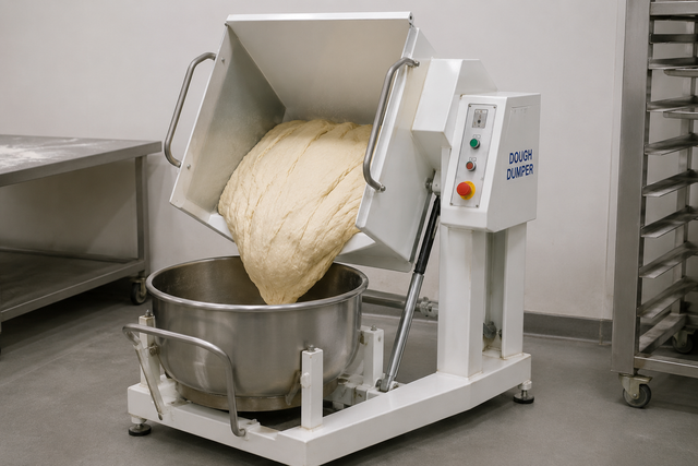 Dough dumper
