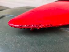 2007 Kawasaki ZX6R Rear Passanger Seat Red With Black Strap - Photo 4