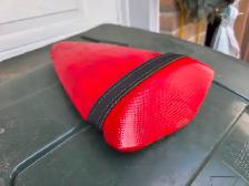 2007 Kawasaki ZX6R Rear Passanger Seat Red With Black Strap - Photo 5
