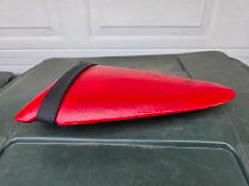 2007 Kawasaki ZX6R Rear Passanger Seat Red With Black Strap - Photo 6