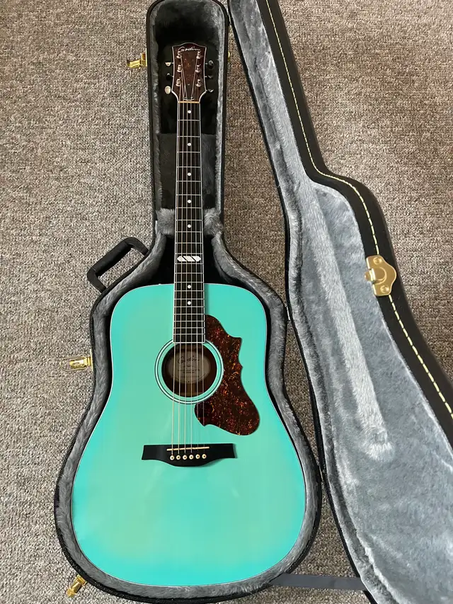 Godin Imperial Laguna Blue GT EQ acoustic with hardshell case