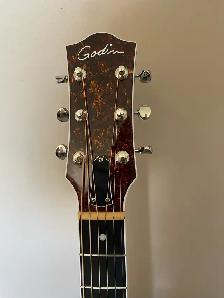 Godin Imperial Laguna Blue GT EQ acoustic with hardshell case - Photo 9