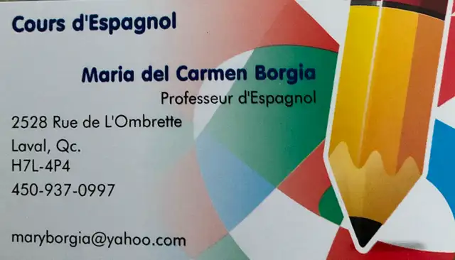 Cours d’Espagnol privé