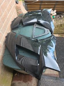 2007 Kawasaki ZX6R Middle Panels Right  Left Hand Plastic Pieces