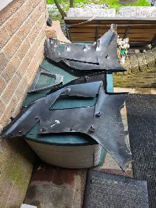 2007 Kawasaki ZX6R Middle Panels Right  Left Hand Plastic Pieces - Photo 3