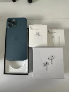 iPhone 12 Pro max 128GB Airpods Pkg/Delivery