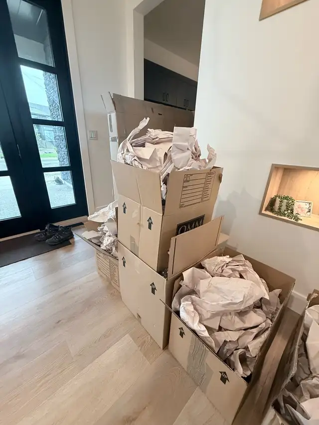 Moving Boxes Various Sizes