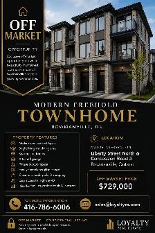 OFF-MARKET OPPORTUNITY - Modern Townhomes