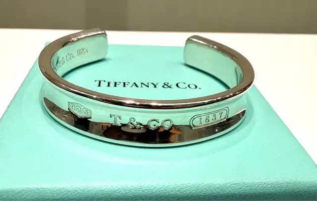 Tiffany & Co 1837 Wide Cuff Bracelet in Sterling Silver