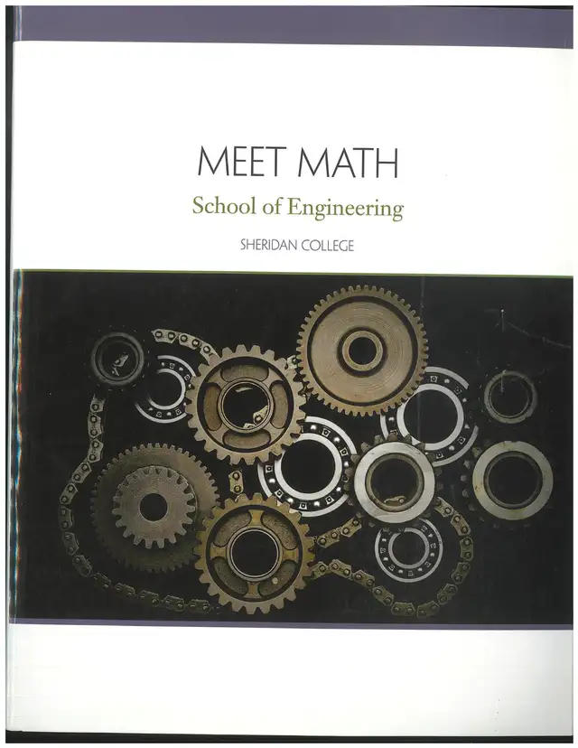 Meet Math by Sheridan College 9780176743338