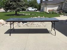 FOLDABLE LAMINATE 8’ X 30" TABLE